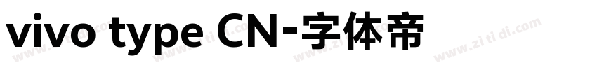 vivo type CN字体转换